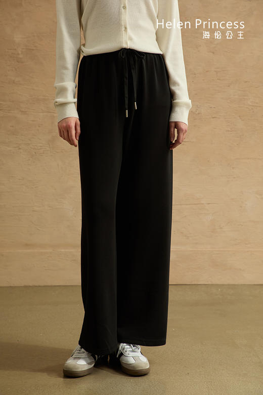 抽绳阔腿裤 商品图4