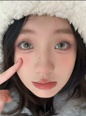 mixmixx 半年抛美瞳 薄荷青提 直径14.2mm着色13.4mm