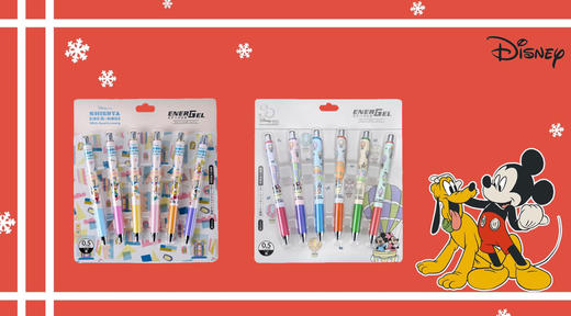 日本派通pentel东京迪士尼限定中性笔套装东京迪士尼100周年限定唐老鸭90周年限定涩谷30周年限定 商品图1