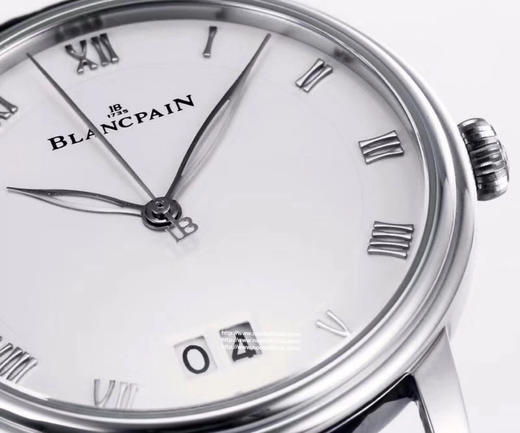 NOOB复刻:宝珀经典优雅的Villeret系列大日历视窗腕表，复刻宝珀原装6950机芯，功能与原装一致，双窗大日历，大日历功能通过两个并列宽阔的视窗以大号数字显示出来，令日期读数一目了然 商品图8