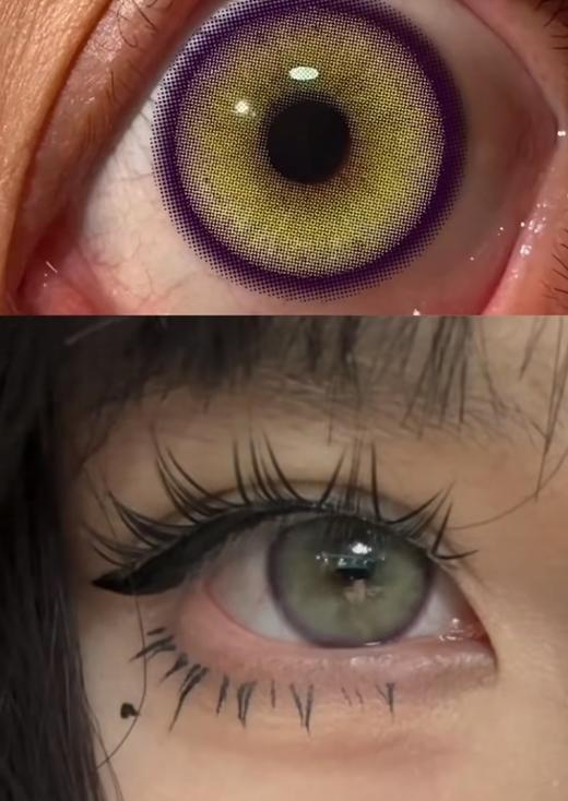 summerbaby 月抛美瞳 baby紫金  直径14.5mm着色13.8mm 商品图6