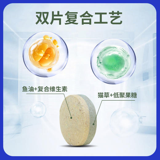 玲宠化毛球片猫草片鱼油片吐毛球猫咪专用滋养毛发化毛片维生素 商品图3