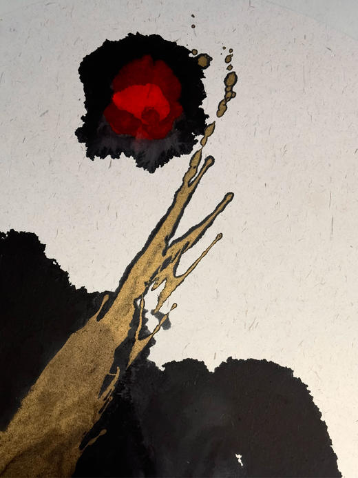 智吉泼墨20250126 宣纸水墨丙烯画 商品图2