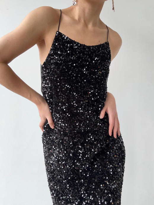 VC｜AW24026 Berta sequin tank  [ 亮片吊带  白 / 黑 ] 商品图9
