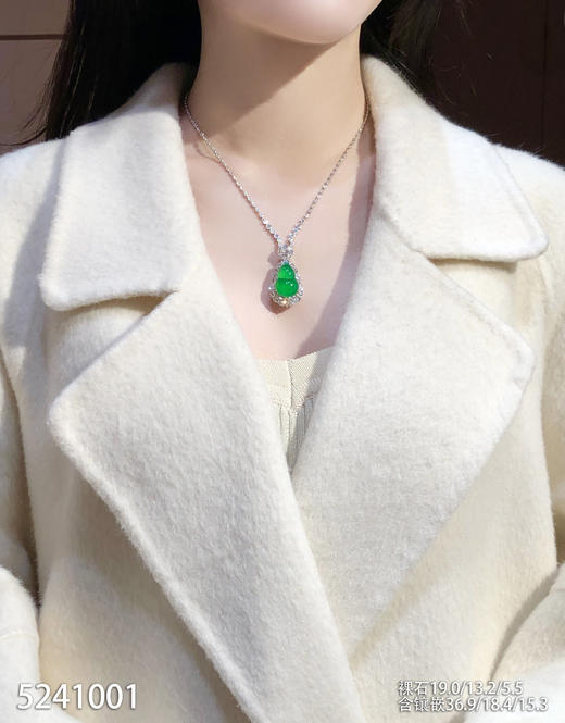 玻璃种木那葫芦吊坠【5241001】具体价格微信咨询 商品图4