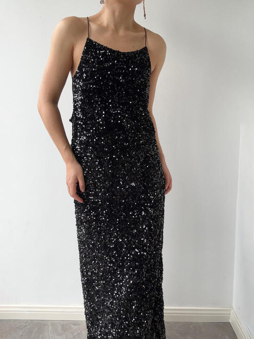 VC｜AW24026 Berta sequin tank  [ 亮片吊带  白 / 黑 ] 商品图10