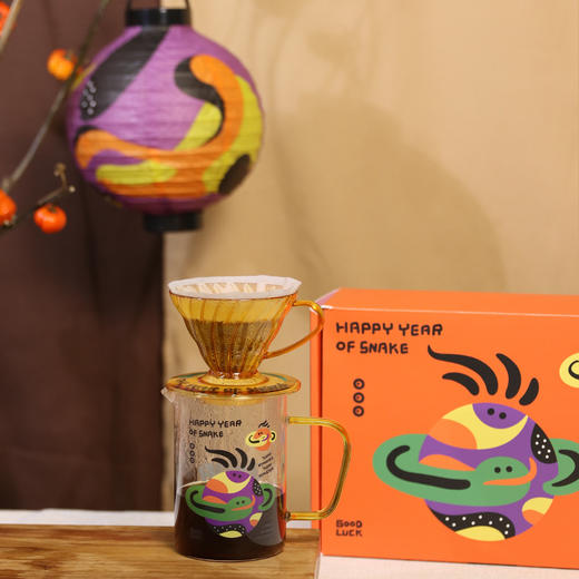 【HARIO】HARIO&MASADA 2025新年蛇生肖限定V60手冲咖啡套装 商品图2
