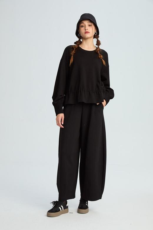 【模特穿L】水淼2025春新款减龄休闲时尚小衫0056 商品图0