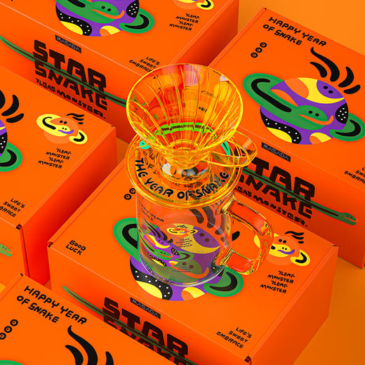 【HARIO】HARIO&MASADA 2025新年蛇生肖限定V60手冲咖啡套装 商品图1