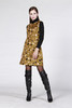 【伯妮斯茵】黄色高贵华丽麂皮绒连衣裙 176S003 商品缩略图3