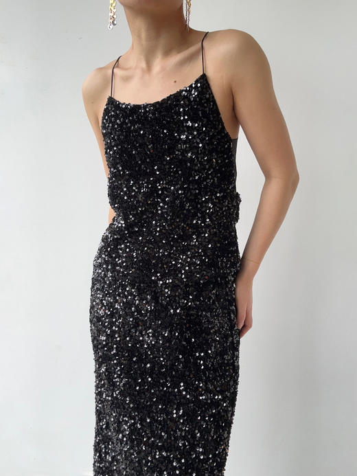 VC｜AW24027 Berta  sequin skirt  [ 亮片半身裙  白 / 黑 ] 商品图12