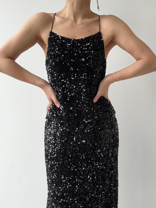 VC｜AW24026 Berta sequin tank  [ 亮片吊带  白 / 黑 ] 商品图13