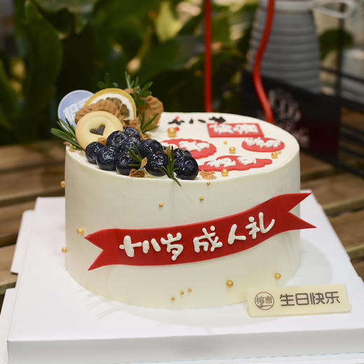 成人礼（翻糖贴片）订制蛋糕 商品图3