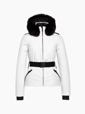 Goldbergh - Hida Faux Border - White - 女装 - 滑雪夹克 - 白色