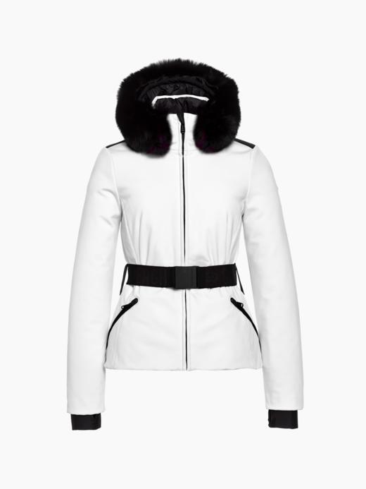Goldbergh - Hida Faux Border - White - 女装 - 滑雪夹克 - 白色 商品图0