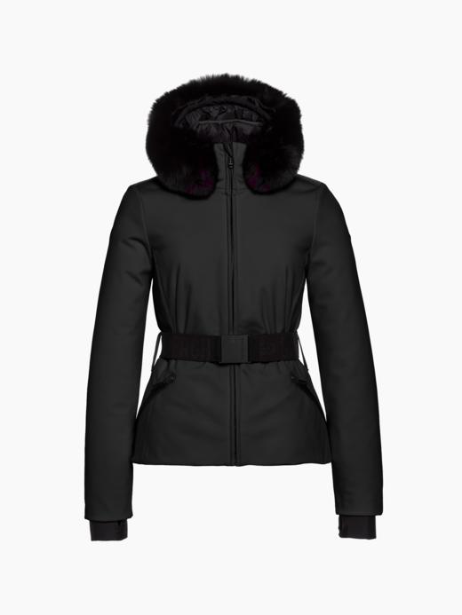 Goldbergh - Hida Faux Border - Black - 女装 - 滑雪夹克 - 黑色 商品图0