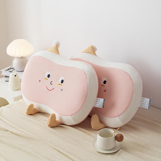 儿童专用枕芯 太空棉搞怪猫肚枕 商品图3
