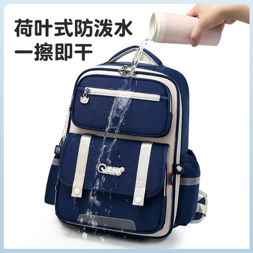 【大牌专柜品质】小学生1-6年纪减负护脊书包 儿童多模块按摩背垫双肩背包 商品图1
