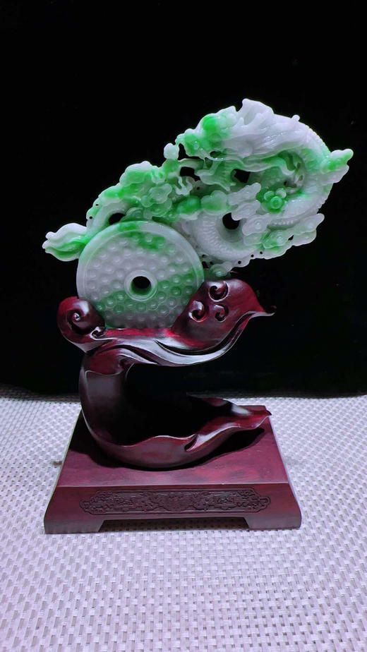 620816翡翠摆件【龙腾盛世】 商品图4