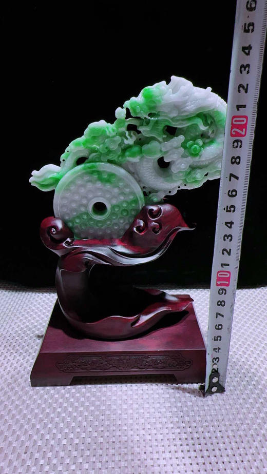 620816翡翠摆件【龙腾盛世】 商品图2