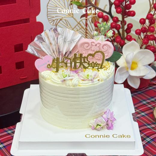 简约中式鲜花小蛋糕 商品图0