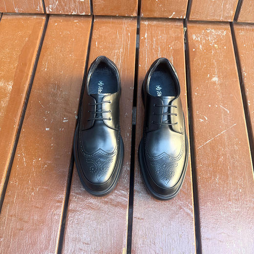 内联升男式牛皮休闲鞋4824C 商品图0