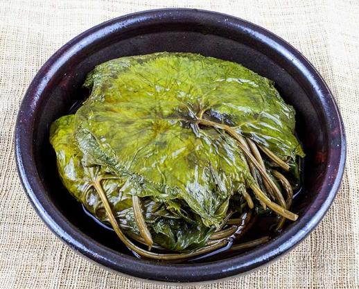 玲儿小菜 腌制马蹄叶500g령이네반찬 절인곰취500g 商品图0