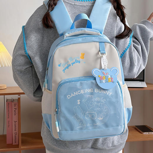 【小清新背包，轻盈可爱，大容量设计，方便出行】甜美小清新背包女 学院风大容量 小学生书包 时尚韩版ins休闲背包-QQ 商品图6