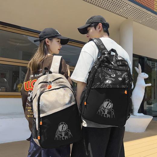 【休闲潮流，双肩背包大容量】新款小学生书包 休闲潮流男女孩 初中生中学生大容量双肩背包-QQ 商品图2