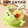 【宝宝掀不翻的，学食萌鸡硅胶碗~】宝宝辅食碗 婴儿专用吸盘碗 硅胶防摔防烫 自主进食儿童餐具-QQ 商品缩略图1