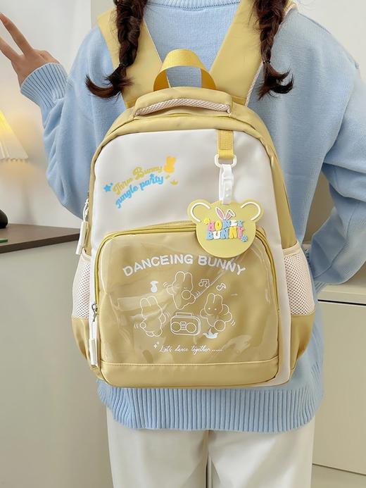 【小清新背包，轻盈可爱，大容量设计，方便出行】甜美小清新背包女 学院风大容量 小学生书包 时尚韩版ins休闲背包-QQ 商品图1