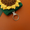 手工编织向日葵钥匙包 商品缩略图3