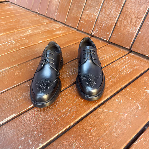 内联升男式牛皮休闲鞋4824C 商品图4