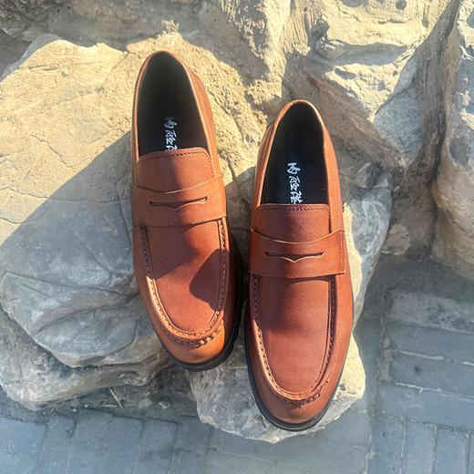 内联升男式牛皮休闲鞋4820C 商品图4