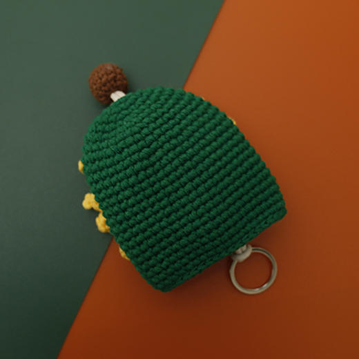 手工编织向日葵钥匙包 商品图1