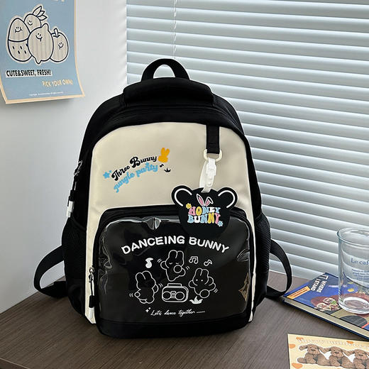 【小清新背包，轻盈可爱，大容量设计，方便出行】甜美小清新背包女 学院风大容量 小学生书包 时尚韩版ins休闲背包-QQ 商品图8
