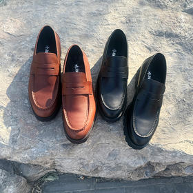 内联升男式牛皮休闲鞋4820C