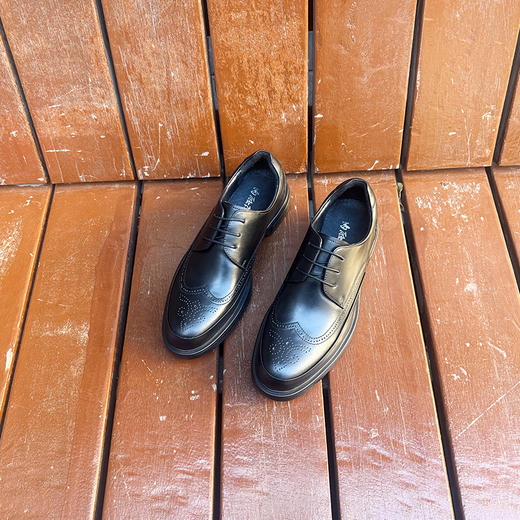 内联升男式牛皮休闲鞋4824C 商品图3