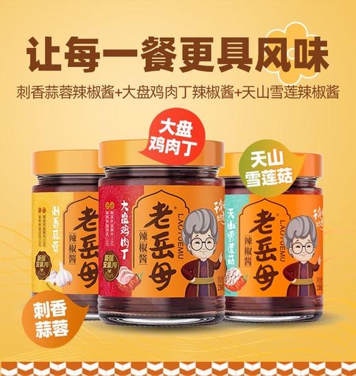 老岳母辣椒酱网红新疆辣椒酱多口味组合新疆产地直发 商品图1
