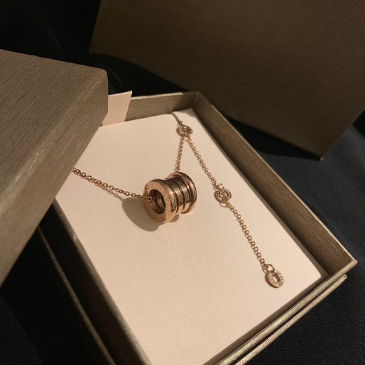 BVLGAR*宝格丽 小号 玫瑰金 弹簧项链 男女同款情侣款 玫瑰金（XTY） 商品图3