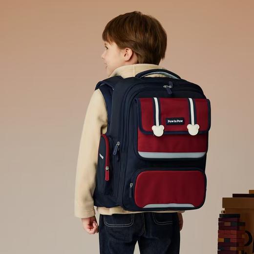 开学装备【Paw in paw】B8F卡通小熊童装24秋新款男女童护脊书包双肩包 商品图1