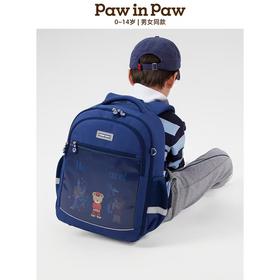 开学装备【Paw in paw】B8F卡通小熊童装25年春夏新款男女童减负书包双肩包