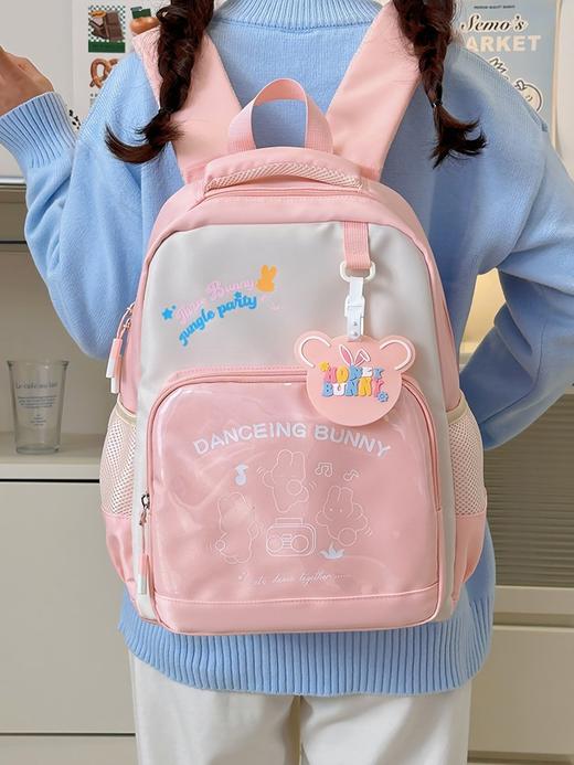 【小清新背包，轻盈可爱，大容量设计，方便出行】甜美小清新背包女 学院风大容量 小学生书包 时尚韩版ins休闲背包-QQ 商品图2