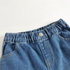 马克珍妮男童宽松纯棉牛仔萝卜裤2025年春装新款250021 商品缩略图4
