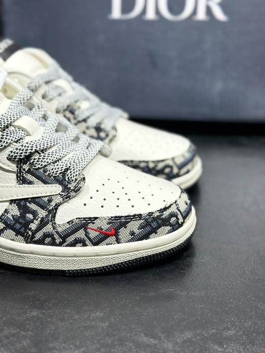 春季特惠💰430 Travis Scott x Air Jordan 1 Low 防滑 低帮 倒钩定制联名 商品图7