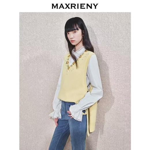 MAXRIENY  真两件套头衫MC85SW759 商品图1