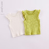 马克珍妮女童提花麦穗纹弹力舒适背心儿童上衣夏装2024新款240797 商品缩略图0