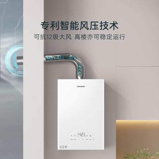 卡萨帝（Casarte）【CJL白精灵】16升燃气热水器天然气 温感水伺服 密闭稳燃舱 JSQ31-16CJL白精灵(12T)U1 * 商品图4