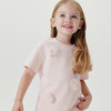 马克珍妮女童立体纱花纯棉短袖T恤儿童上衣2025年夏装新款550507 商品缩略图3