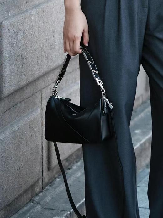 明治真皮手提包斜跨轻奢 商品图1